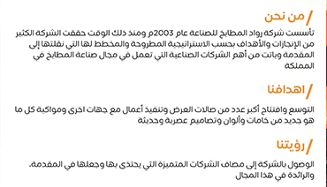 شركة رواد المطابخ للصناعة